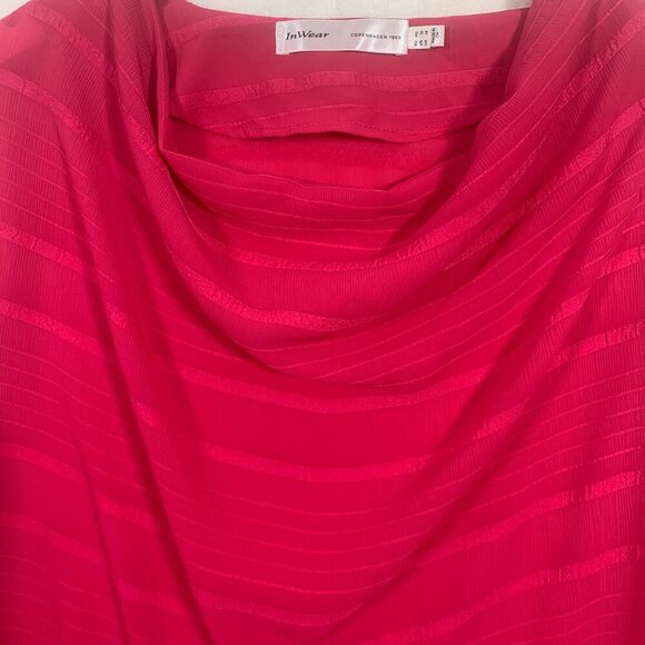 - pink long sleeve cowl neck blouse Inwear (pablah) size 40 - Picture 6 of 10